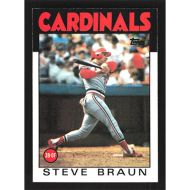 1986 Topps #631 Steve Braun