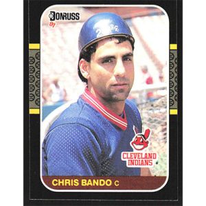 1987 Donruss #501 Chris Bando