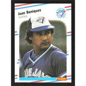1988 Fleer #104 Juan Beniquez