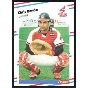 1988 Fleer #601 Chris Bando