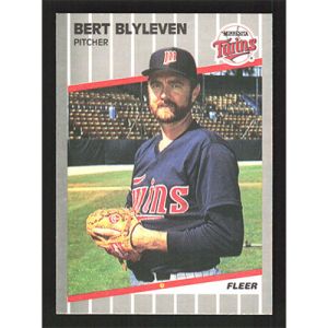 1989 Fleer #105 Bert Blyleven