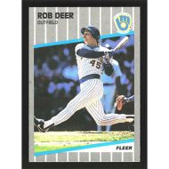 1989 Fleer #184 Rob Deer