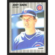 1989 Fleer #421 Jody Davis