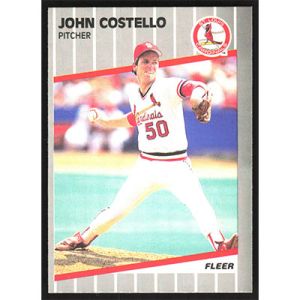1989 Fleer #446 John Costello