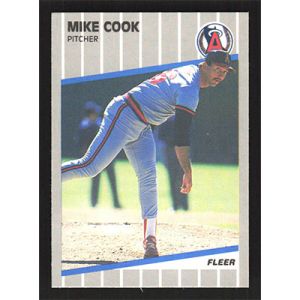1989 Fleer #472 Mike Cook
