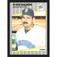 1989 Fleer #538 Steve Balboni
