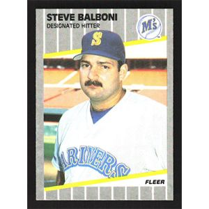 1989 Fleer #538 Steve Balboni