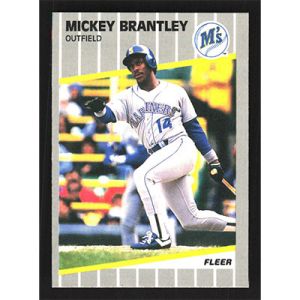 1989 Fleer #541 Mickey Brantley