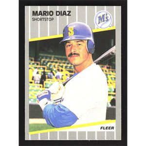 1989 Fleer #547 Mario Diaz