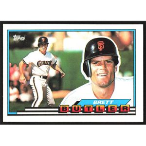 1989 Topps Big #62 Brett Butler