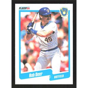 1990 Fleer #320 Rob Deer