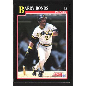 1991 Score #330 Barry Bonds
