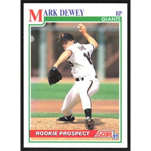 1991 Score #371 Mark Dewey