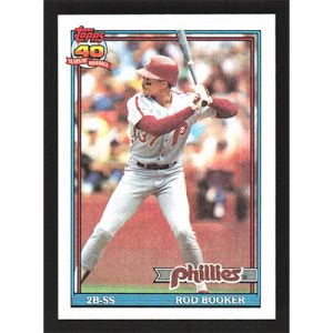 1991 Topps #186 Rod Booker