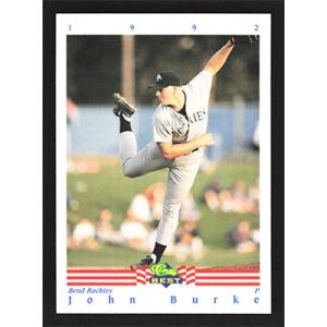 1992 Classic/Best #412 John Burke