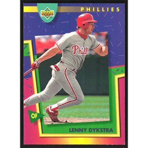 1993 Fun Pack #144 Lenny Dykstra