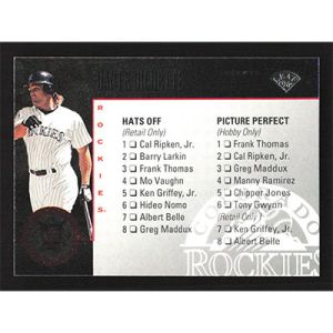 1996 Leaf #210 D. Bichette/A. Belle Checklist
