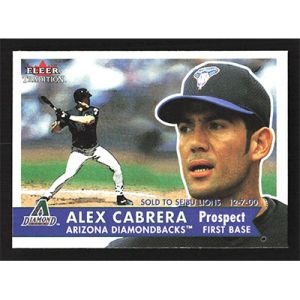 2001 Fleer Tradition #351 Alex Cabrera