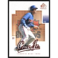 2001 SP Game Bat Edition #10 Jose Cruz Jr.