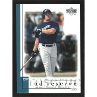 2001 UD Reserve #98 Jeromy Burnitz