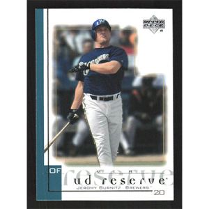 2001 UD Reserve #98 Jeromy Burnitz