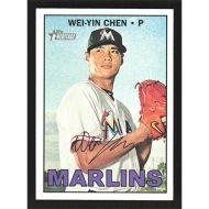 2016 Topps Heritage #538 Wei-Yin Chen