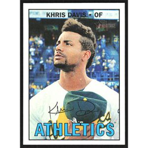 2016 Topps Heritage #622 Khris Davis