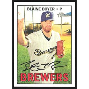 2016 Topps Heritage #675 Blaine Boyer