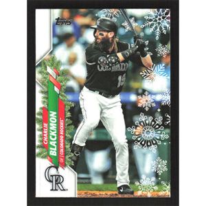 2020 Topps Wal-Mart Holiday #HW95 Charlie Blackmon