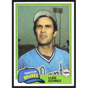 1981 Topps #477 Luis Gomez