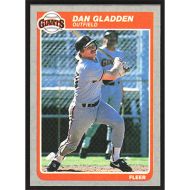 1985 Fleer #607 Dan Gladden