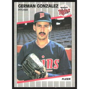 1989 Fleer #113 German Gonzalez