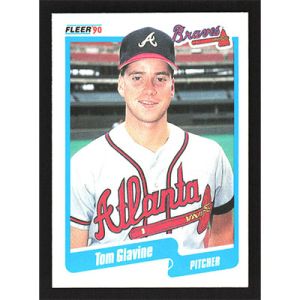 1990 Fleer #583 Tom Glavine