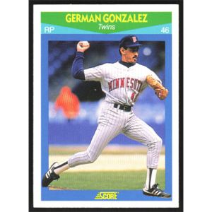1990 Score Rising Stars #81 German Gonzalez