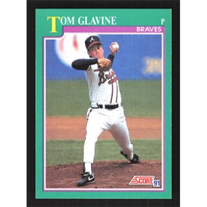 1991 Score #206 Tom Glavine