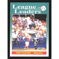 1992 Fleer #694 Tom Glavine League Leaders