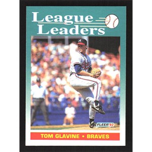 1992 Fleer #694 Tom Glavine League Leaders