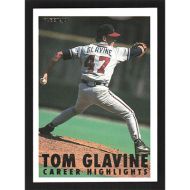 1993 Fleer Tom Glavine Career Highlights #1 Tom Glavine Facing Right