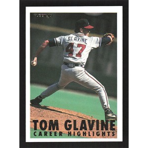 1993 Fleer Tom Glavine Career Highlights #1 Tom Glavine Facing Right