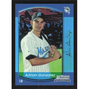 2000 Bowman Chrome Draft #86 Adrian Gonzalez
