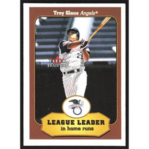 2001 Fleer Tradition #396 Troy Glaus League Leaders