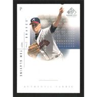 2001 SP Game Used Edition Authentic Fabric #TOG Tom Glavine Jersey