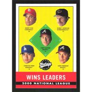 2001 Upper Deck Vintage #400 T. Glavine/D. Kile/R. Johnson/C.H. Park/G. Maddux League Leaders