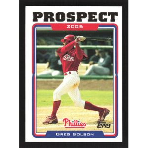 2005 Topps Update #UH100 Greg Golson Prospect