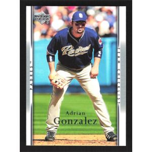 2007 Upper Deck #497 Adrian Gonzalez Team Checklsit