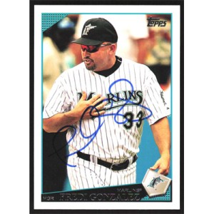 2009 Topps #88 Fredi Gonzalez Autographed