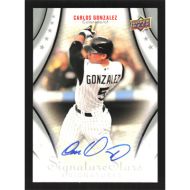 2009 Upper Deck Signature Stars #140 Carlos Gonzalez Autographed