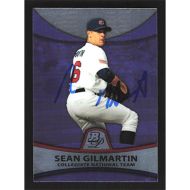 2010 Bowman Platinum Prospects Purple Refractors #PP36 Sean Gilmartin Autographed