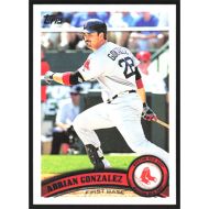 2011 Topps Update #US1 Adrian Gonzalez