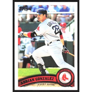2011 Topps Update #US1 Adrian Gonzalez